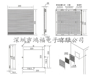 详解ZL-805 20CM风机滤网通风过滤网组 效能、应用与选购指南